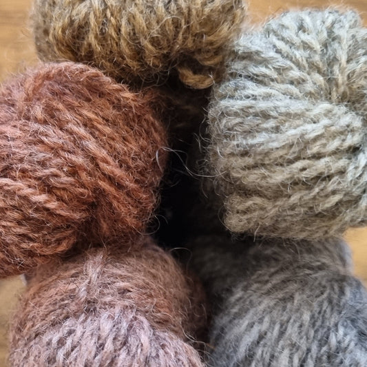 Natural dyed 4-ply mini skein sets