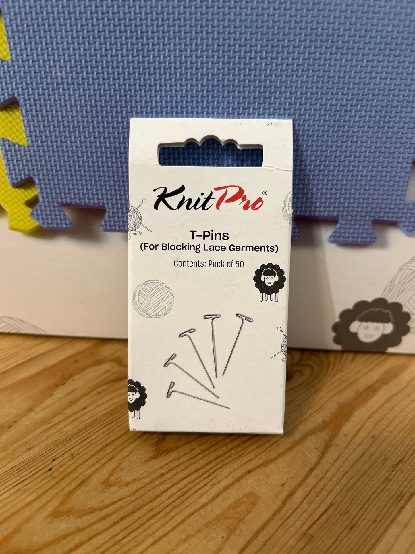 T-pins for blocking
