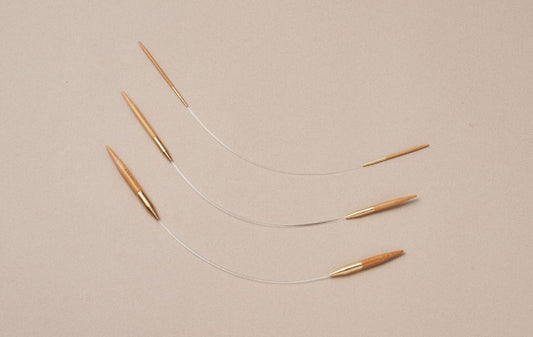 Asymmetric circular needles 23cm