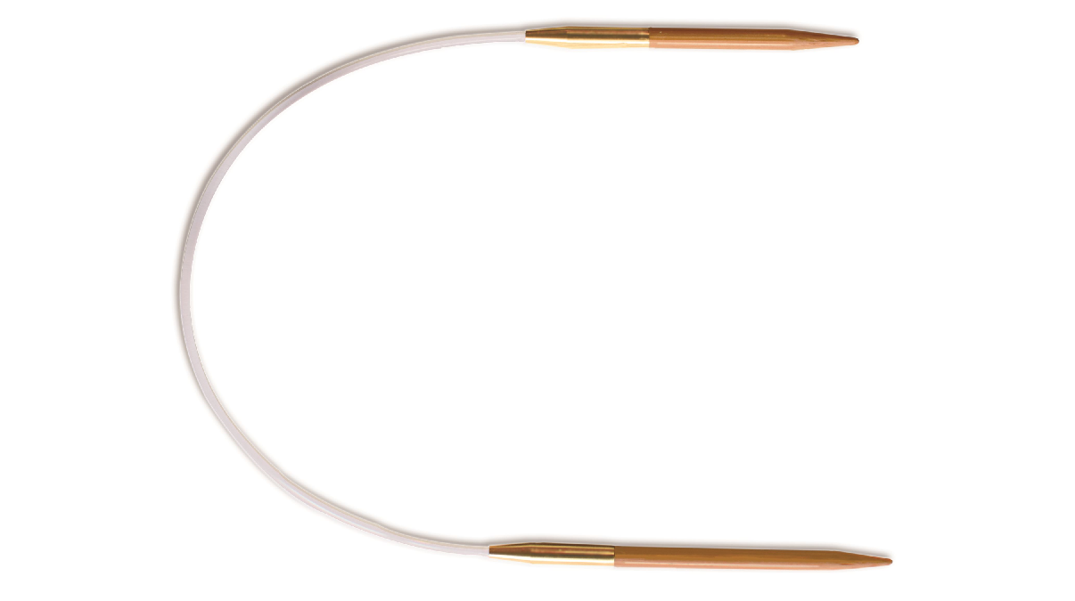 Asymmetric circular needles 23cm
