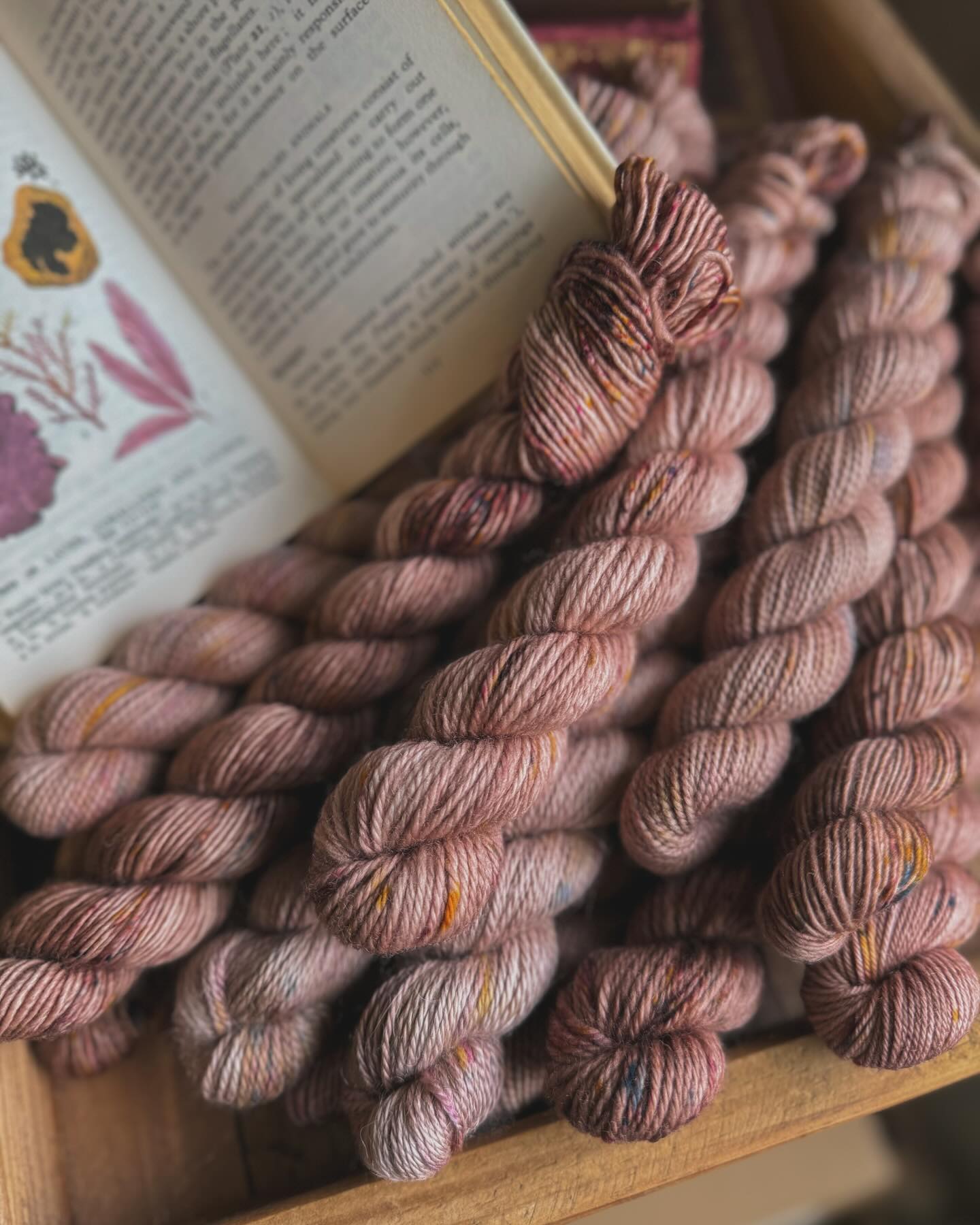 Hand-dyed BFL Fingering