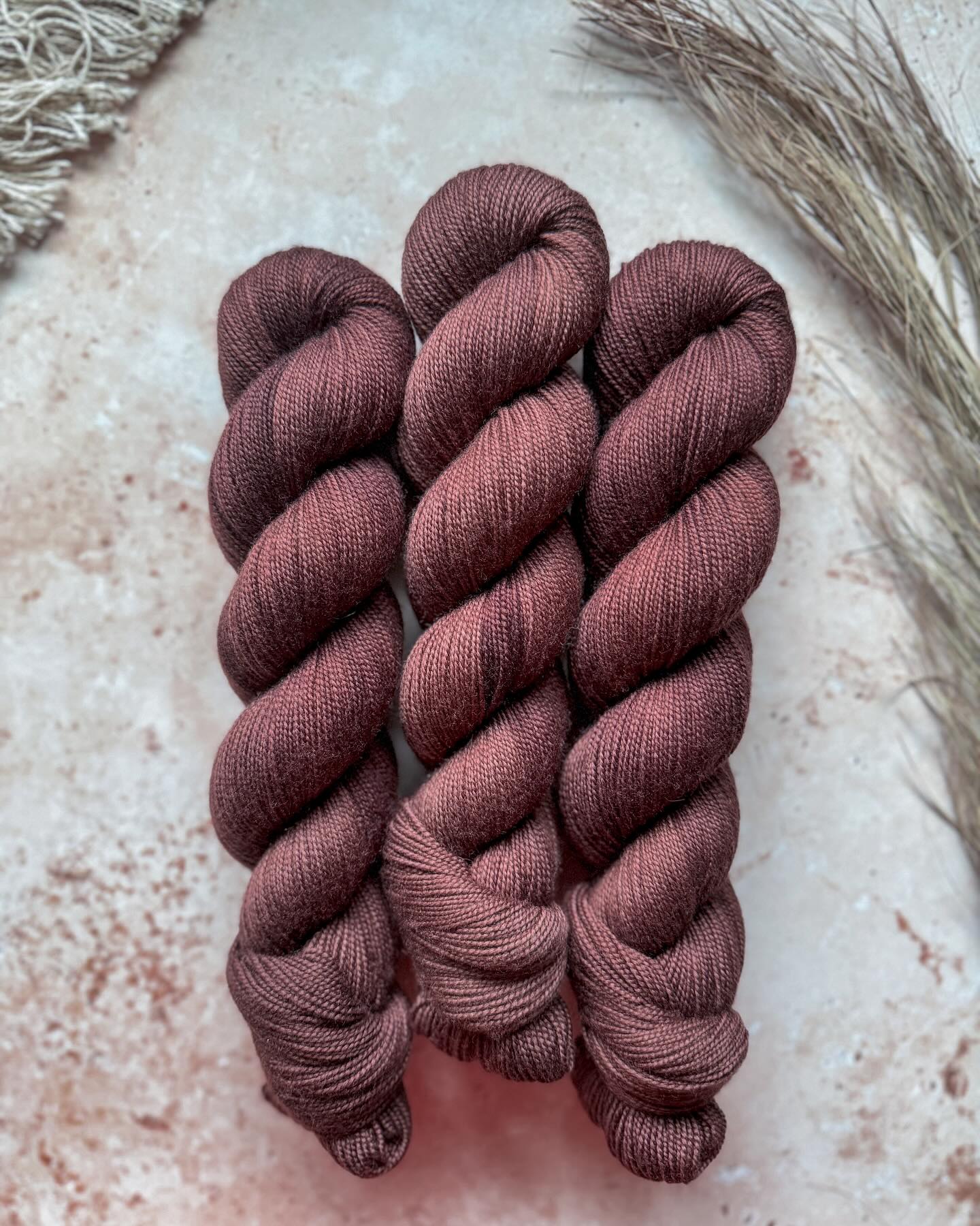 Hand-dyed BFL Fingering