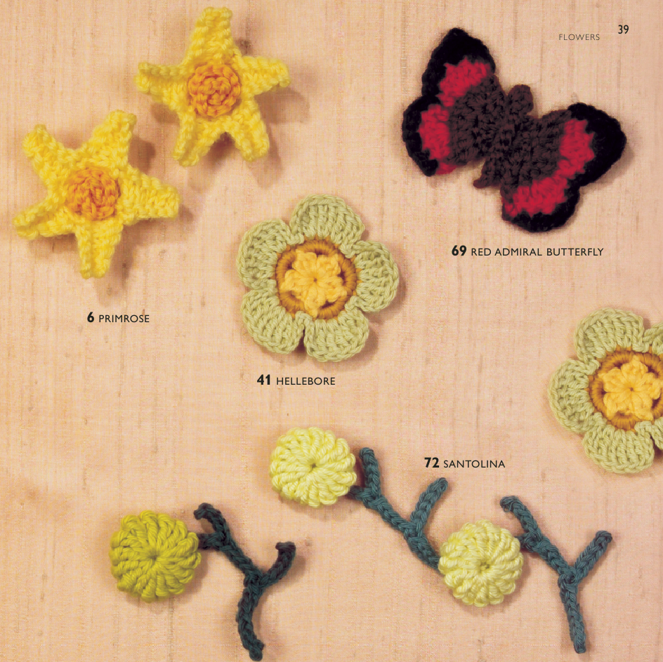 100 Flowers to knit and crochet