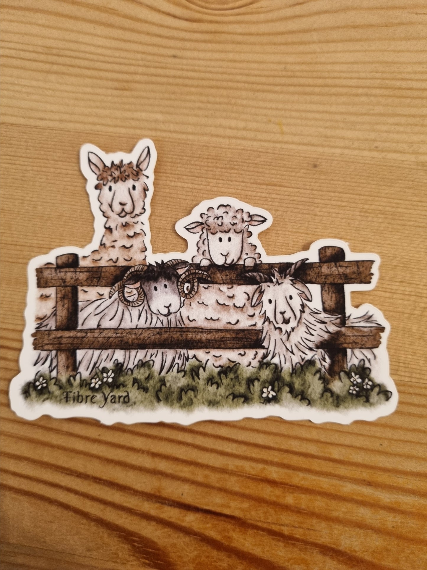 Fibre Yard vinyl sticker