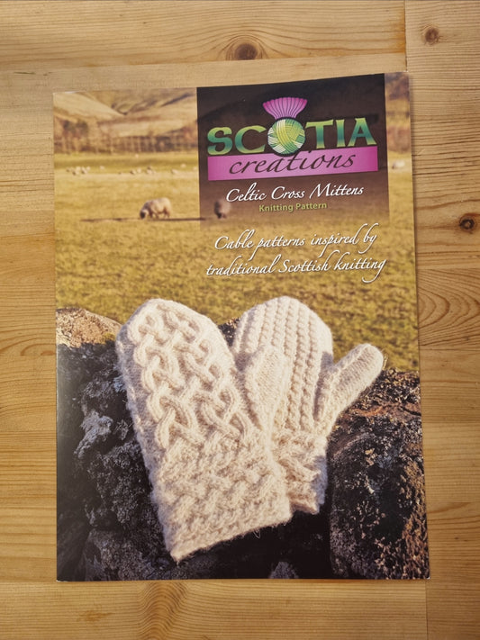 Celtic Cross Mittens knitting pattern