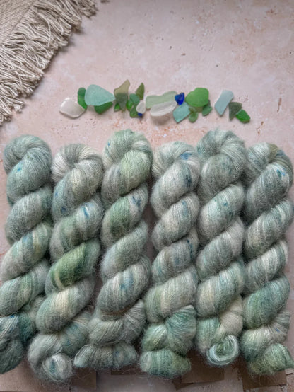 Hand-dyed Suri Alpaca Lace