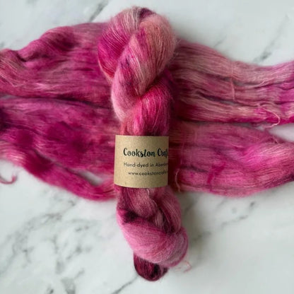 Hand-dyed Suri Alpaca