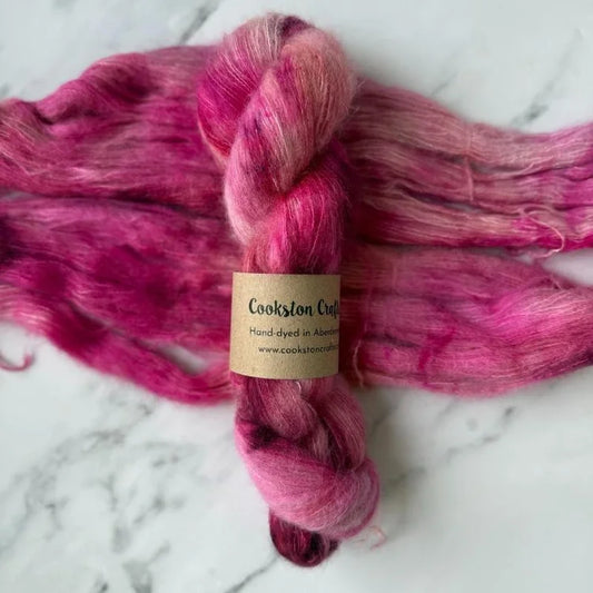 Hand-dyed Suri Alpaca