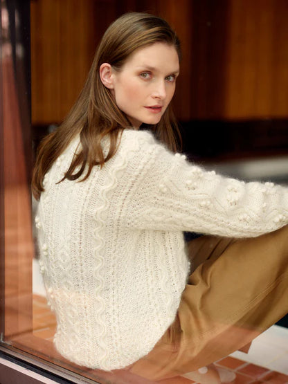 Entwined: Cables, lace and knitted textures
