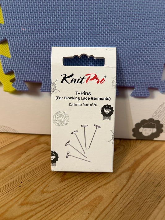 T-pins for blocking