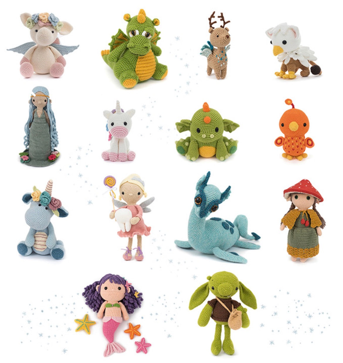 Unicorns, Dragons and More Fantasy Amigurumi
