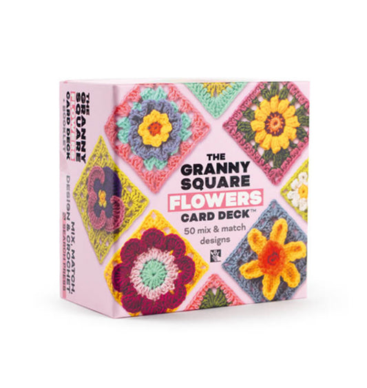 Granny Square Flowers Card Deck
