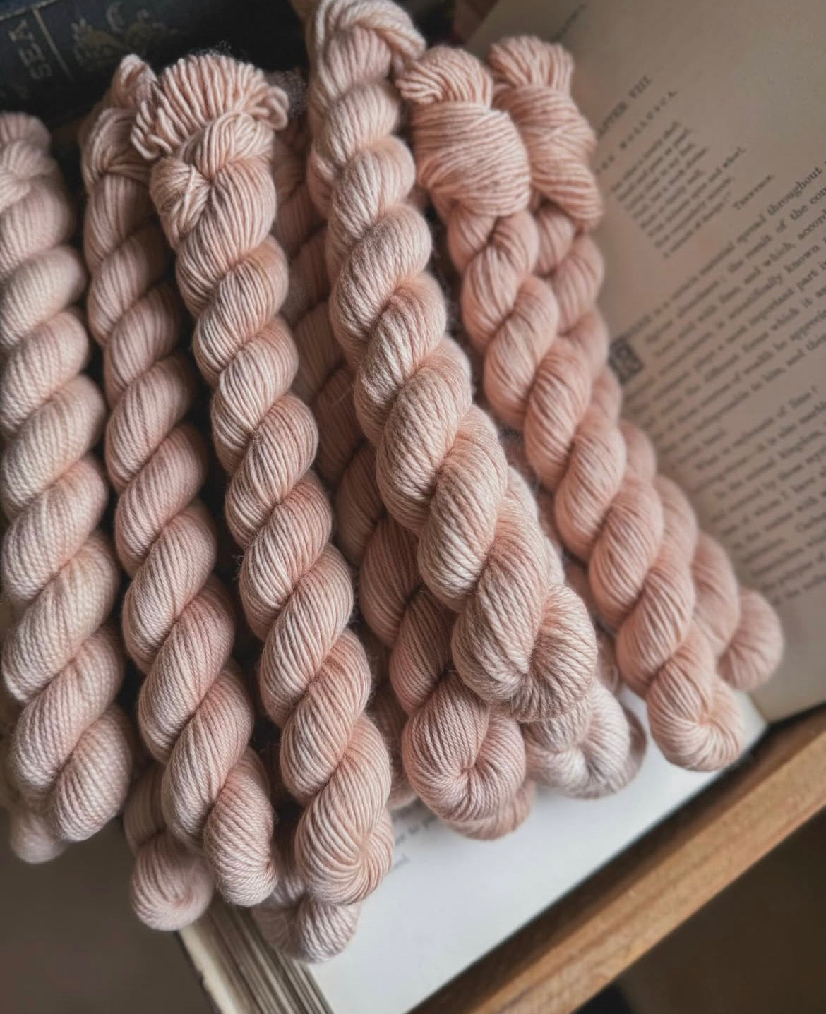 Hand-dyed BFL Fingering