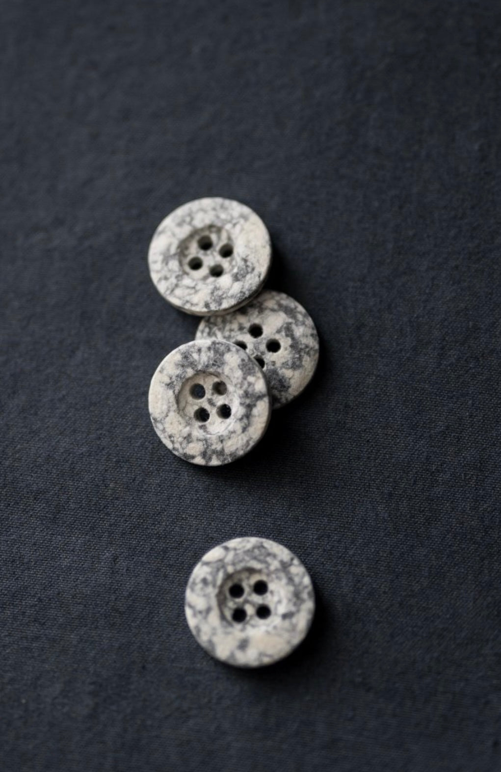 City Snow Recycled Cotton Buttons