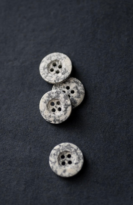 City Snow Recycled Cotton Buttons