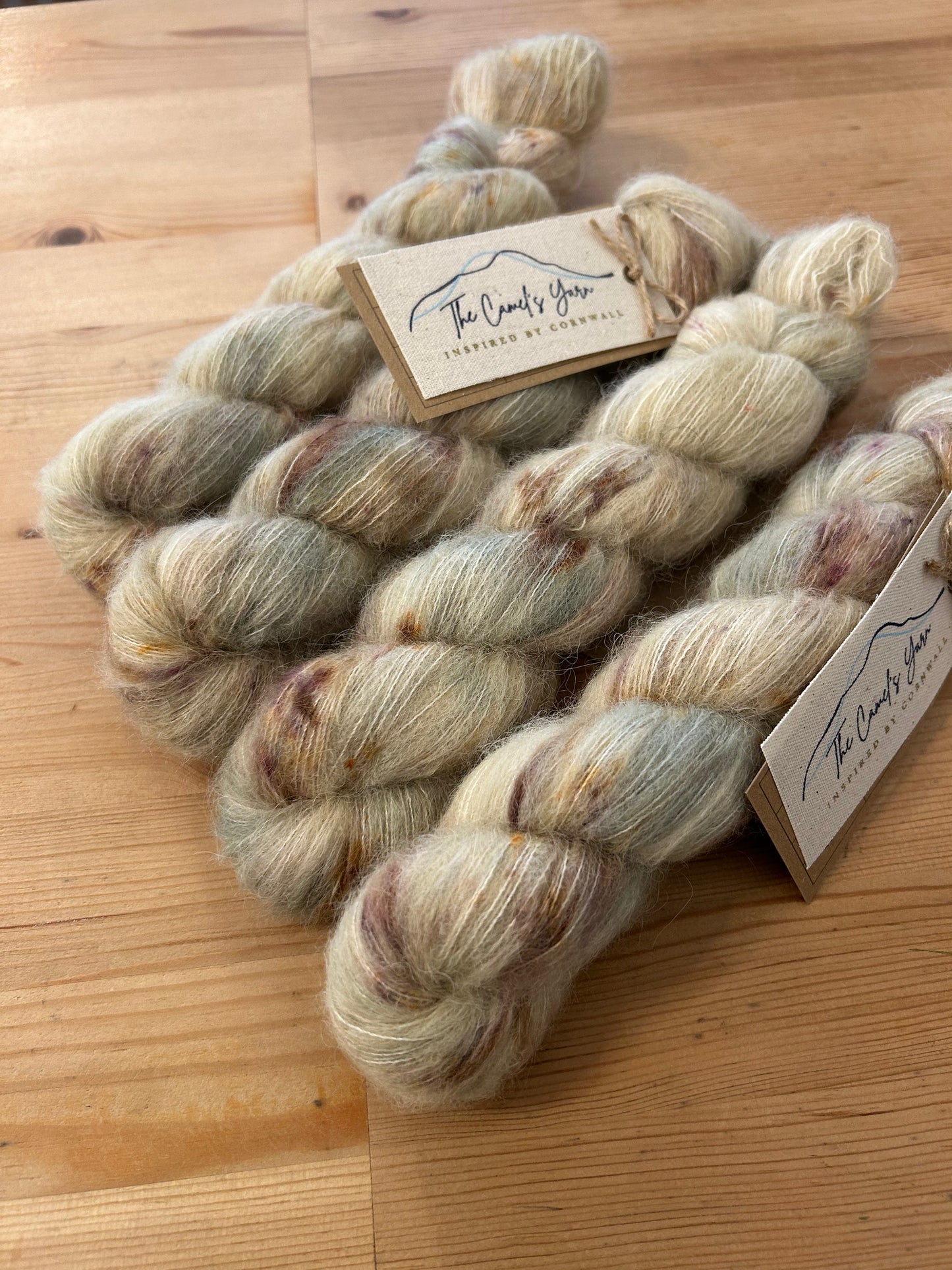 Hand-dyed Suri Alpaca Lace