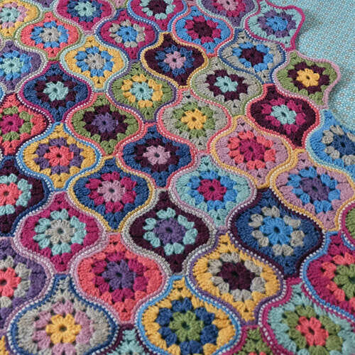 Mystical Lanterns crochet blanket pattern