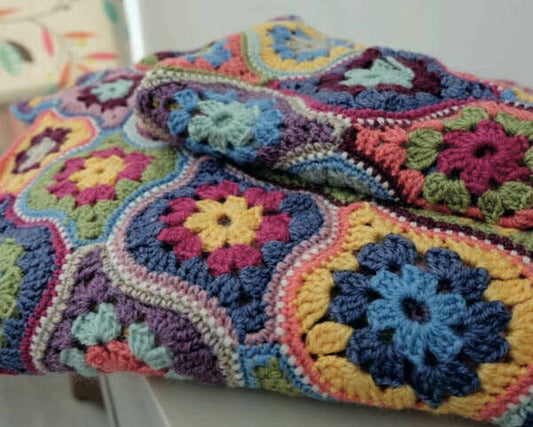 Mystical Lanterns crochet blanket pattern