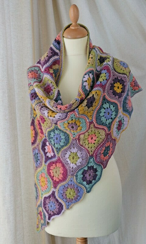 Mystical Lanterns crochet shawl pattern