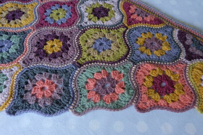 Mystical Lanterns crochet shawl pattern