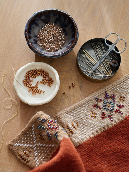 Beaded Colourwork - a modern approach to knitting with beads