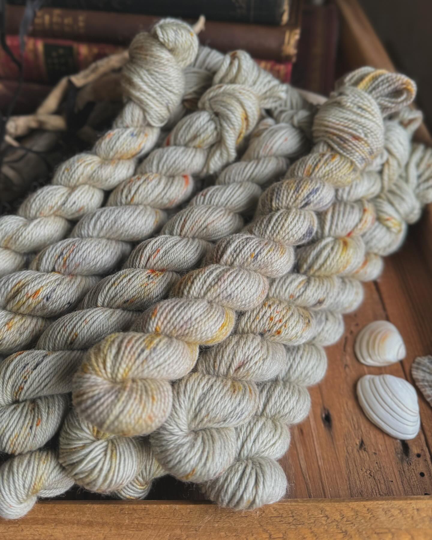 Hand-dyed BFL Fingering