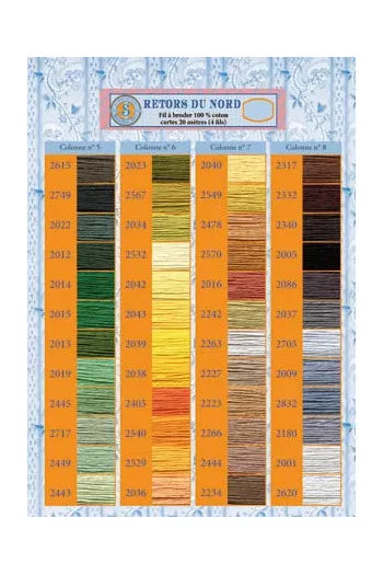 Retors du Nord embroidery thread