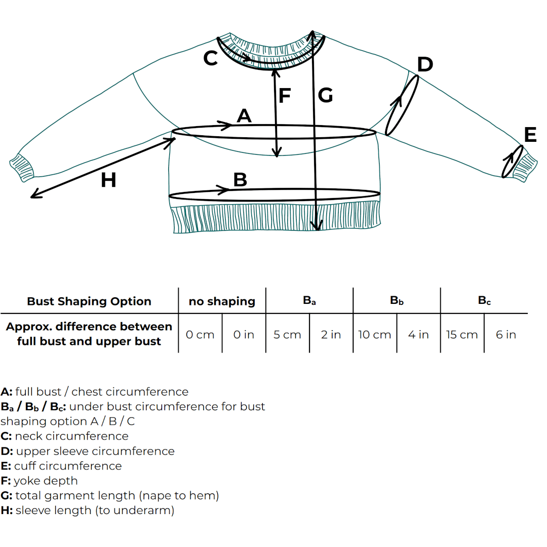 Mazurka sweater pattern