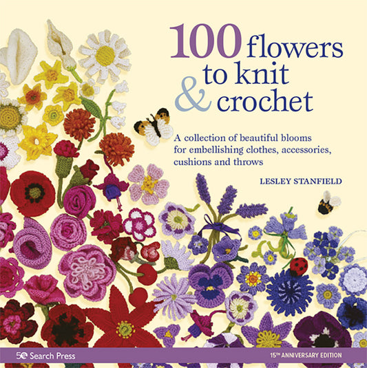 100 Flowers to knit and crochet
