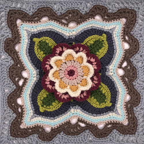 Indian Roses Blanket crochet pattern