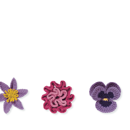 100 Flowers to knit and crochet