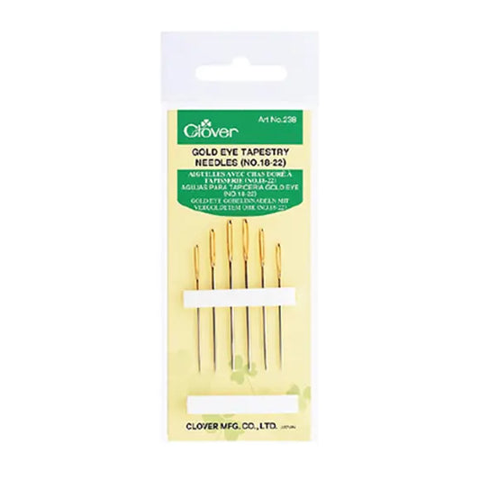 Gold eye tapestry needles