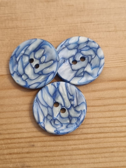 Casein buttons