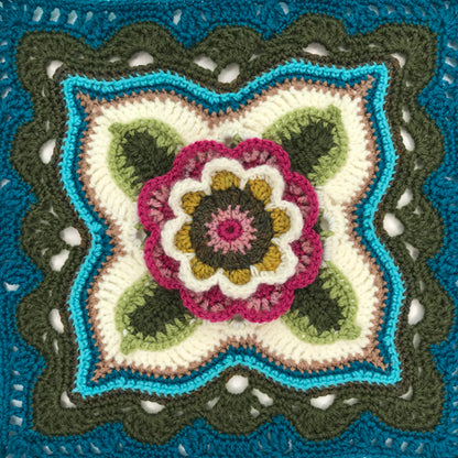 Indian Roses Blanket crochet pattern