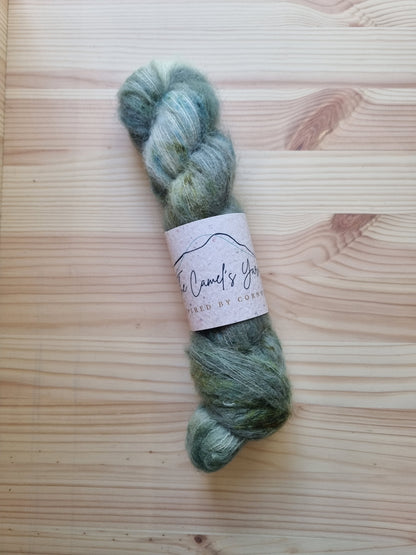 Hand-dyed Suri Alpaca Lace