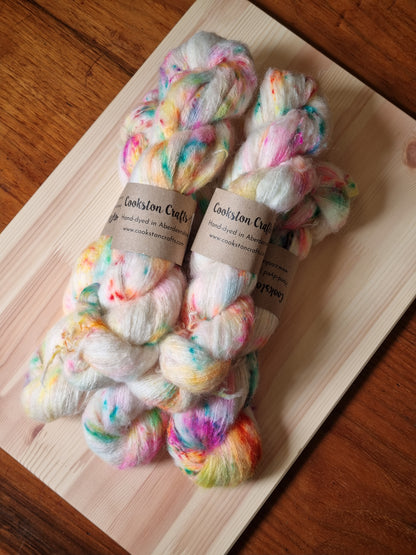 Hand-dyed Suri Alpaca
