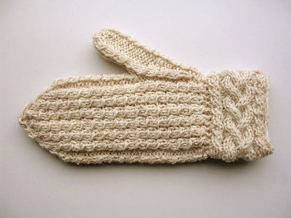 Celtic Cross Mittens knitting pattern