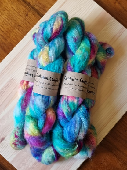 Hand-dyed Suri Alpaca