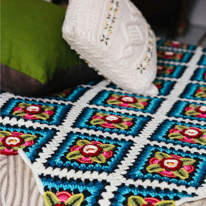 Mexican Diamonds Blanket crochet pattern