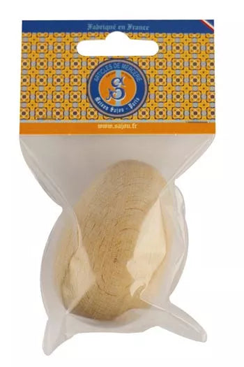 Traditional wooden darning egg